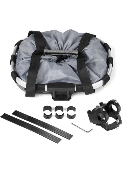 Xixishop Bisiklet Ayrılabilir Sepet Bisiklet Ön Pet Taşıyıcı Tuval Ön Çanta (Yurt Dışından)