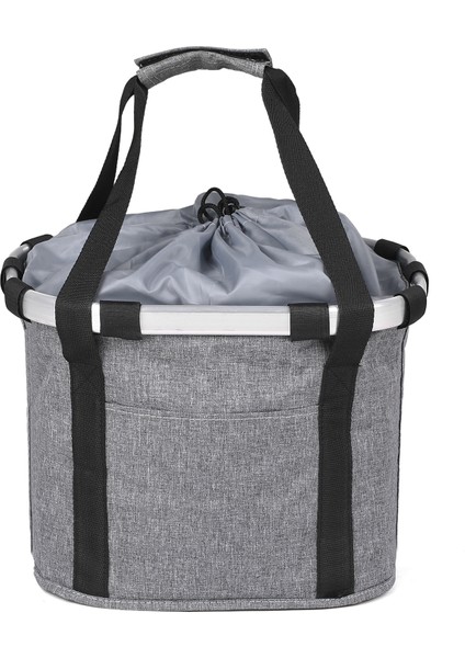 Xixishop Bisiklet Ayrılabilir Sepet Bisiklet Ön Pet Taşıyıcı Tuval Ön Çanta (Yurt Dışından)