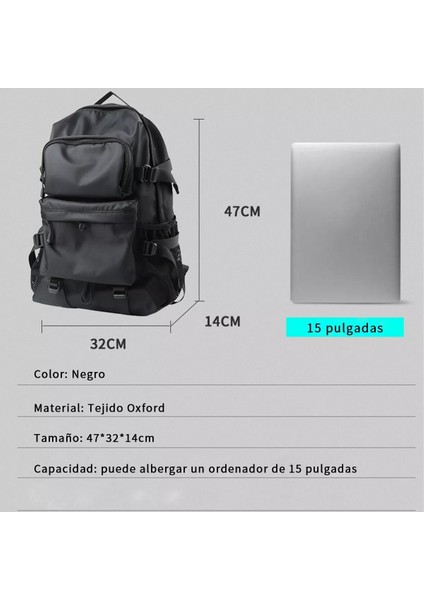 Xixishop Erkek Sırt Çantaları Siyah Oxford Yüksek Kalite Büyük Kapasiteli (Yurt Dışından) fırsatları