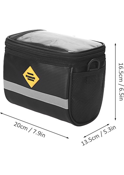 Xixishop Yalıtımlı Bisiklet Gidon Soğutucu Çanta Su Geçirmez Mtb Bisiklet Ön Çanta (Yurt Dışından)