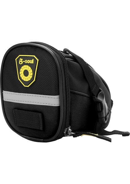 Xixishop Bisiklet Eyer Çantası Yansıtıcı Şeritli Mtb Bisiklet Koltuk Çantası (Yurt Dışından)
