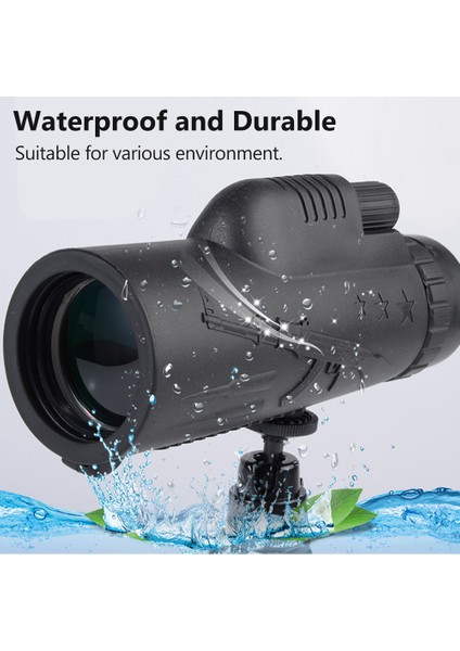 Xixishop Monoküler Teleskop 40X60 Hd Suya Dayanıklı Siyah (Yurt Dışından) fırsatları