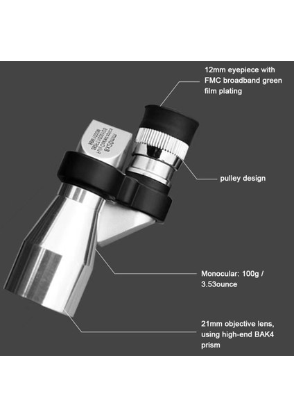 Xixishop Kuş Izleme Seyahati Için Kompakt Taşınabilir Monoküler (Yurt Dışından) fiyatları