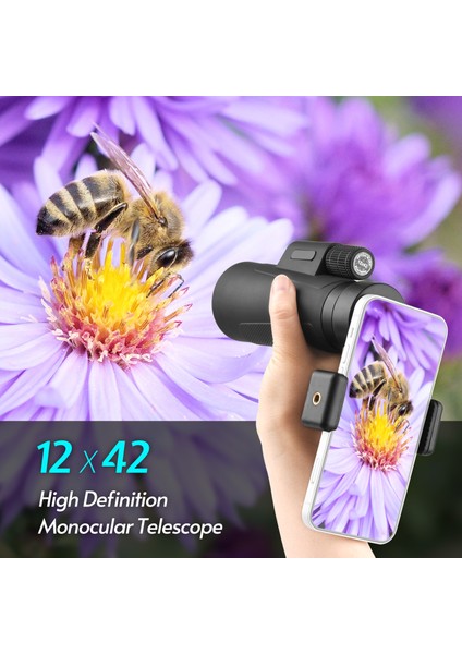 Xixishop 12X42 Monoküler Teleskop Fmc Lens Suya Dayanıklı (Yurt Dışından) indirimleri