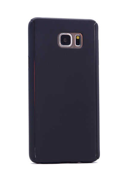 Galaxy Note 5 Uyumlu Kılıf 2 Parçalı 360 Protect Mat Ince Renkli Vrbjani Rubber Kapak