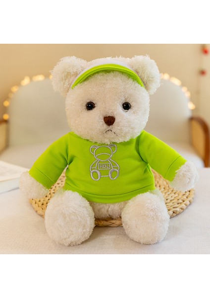 23CM Golf Ayısı Sweatshirt Oyuncak Ayı Bebek Yatıştırıcı Bebek Peluş Oyuncak Hediye (Yurt Dışından)
