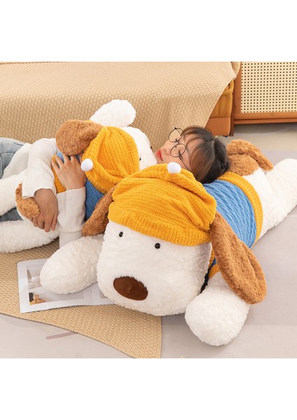 100CM Peluş Köpek Peluş Oyuncak Bebek Yastık Hediye (Yurt Dışından)