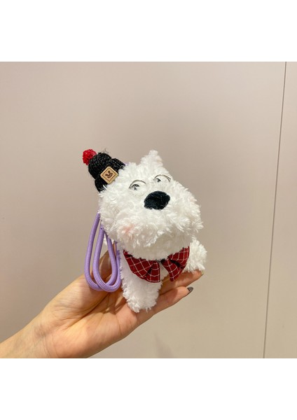 5 Inç Karikatür Köpek Yavrusu Kolye Peluş Oyuncak Köpek Bebek Anahtarlık (Yurt Dışından)