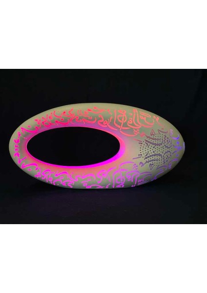 Dubai Müze Rgb Bluetooth Hoparlör 1500mah Pil ile Taşınabilir Beyaz Gece Lambası modelleri