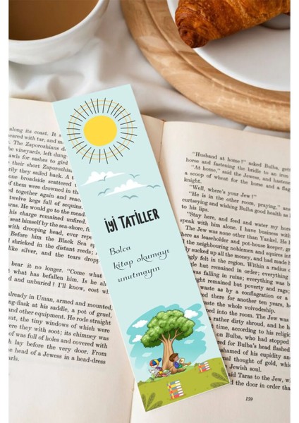 Öğrenci Kitap Ayracı Iyi Tatiller Temalı / 5-17 Cm. 30 Adet fiyatları