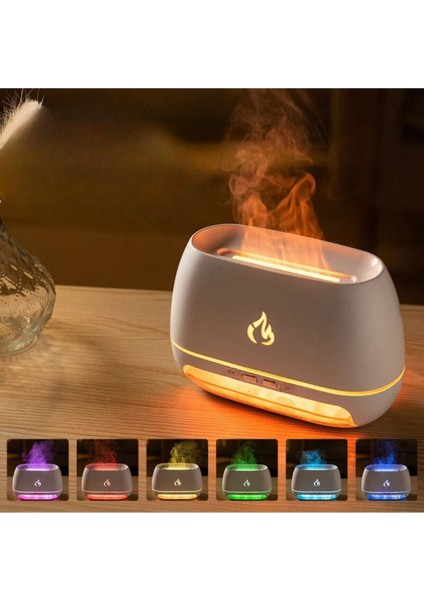 Taş Aksesuarlı Taşınabilir 200ML Kapasiteli Işıklı Aroma Yayıcılı Hava Nemlendircisi fiyatları