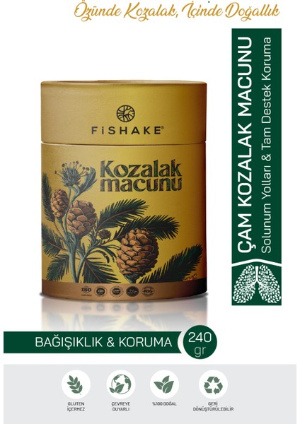 Kozalak Macunu - Çam Kozalağı Macunu Beta Glukan ve Vitamin Katkılı 240 gr