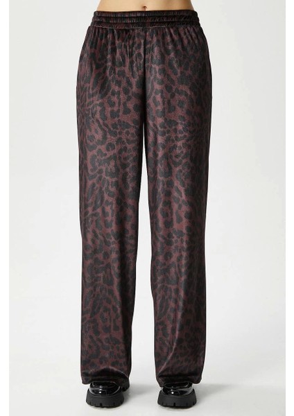 Leopar Desen Pantolon