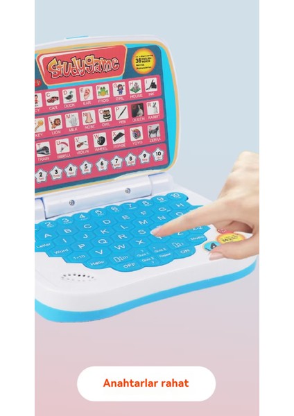 Mini Simülasyon Dizüstü Bilgisayar Erken Eğitim Makinesi (Yurt Dışından)