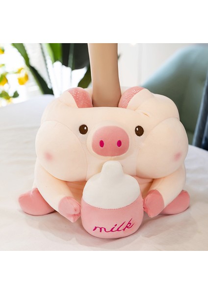 55CM Taç Şişe Domuz Peluş Oyuncak Bebek Yastık Hediye (Yurt Dışından)