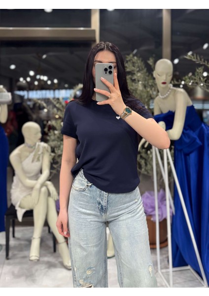 Leysi Bol Paça Yüksek Bel Kot Pantolon Tint Mavi fiyatları