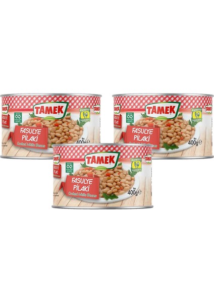 Fasulye Pilaki 400 gr x 3 Adet