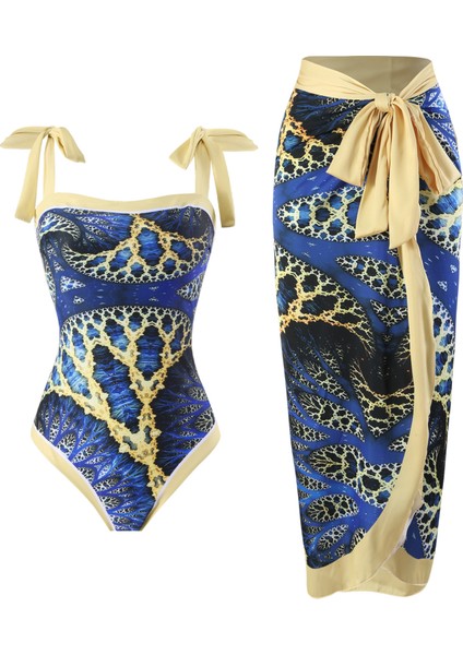 Weırsoın Tek Parça Plaj Mayo Vintage Mayo Bikini (Yurt Dışından)