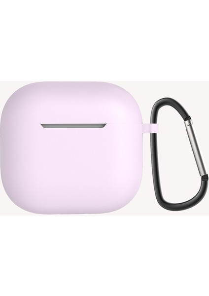 Airpods 4 Uyumlu Standart Silikon Kılıf-Lila
