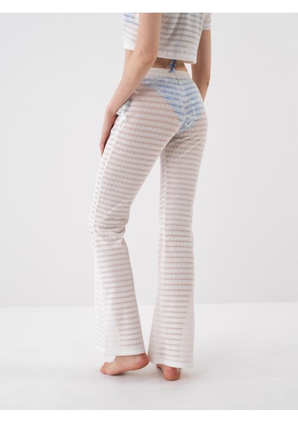 Kadın Beyaz Slim Fit Pantolon fırsatları