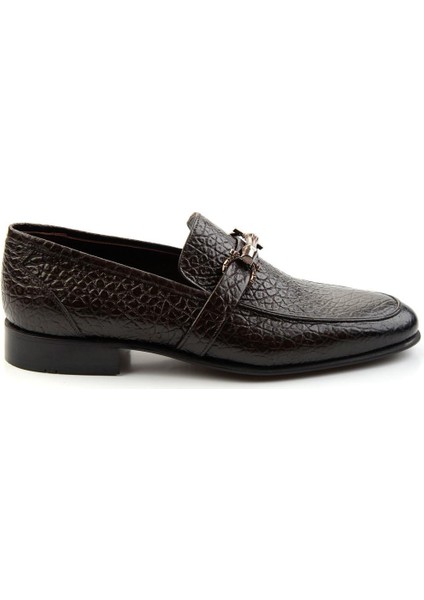 Kahve Leather Erkek Klasik Ayakkabı E01630240703