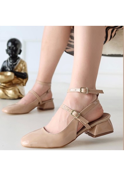 Karmi Nude Rugan Topuklu Ayakkabı indirimleri