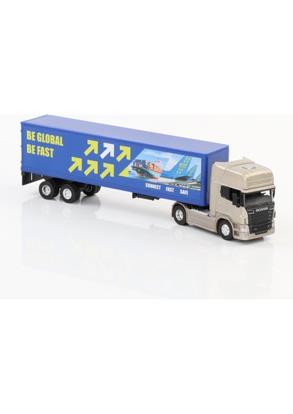 1:64 Ölçek Metal Kafalı Scania Dorseli Tır