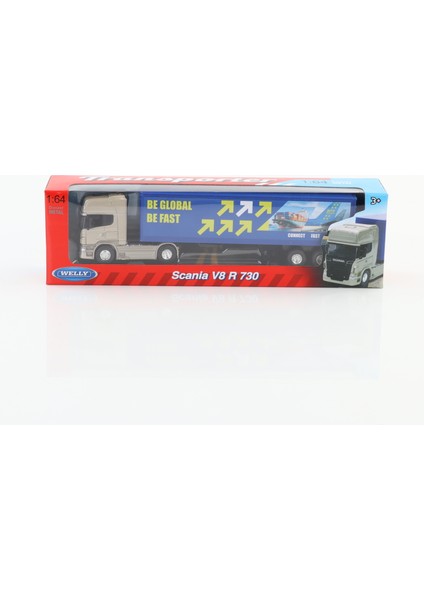 1:64 Ölçek Metal Kafalı Scania Dorseli Tır fırsatları