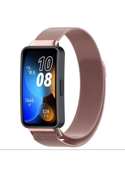 Huawei Band 10 Uyumlu Hasır Milano Metal Mıknatıslı Kordon modelleri