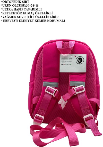 B12 Anaokulu Çantası Ortopedik Ebeveyn Kemer Korumalı fırsatları