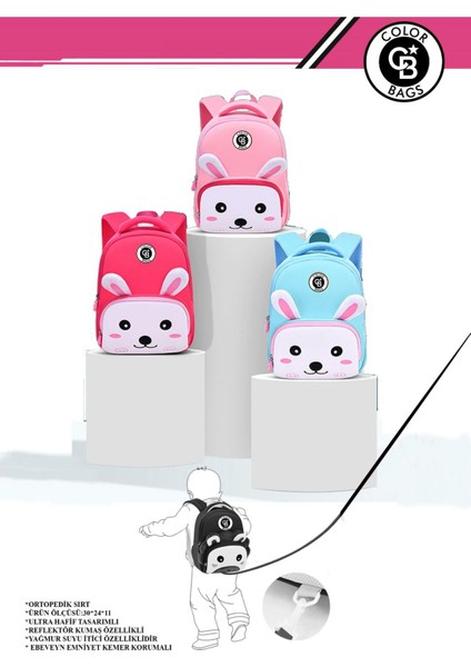 B12 Anaokulu Çantası Ortopedik Ebeveyn Kemer Korumalı indirimleri