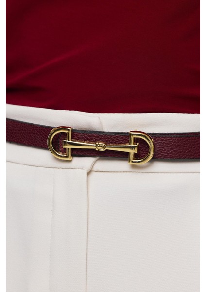 411 Uzun Tokalı Kemer Bordo modelleri