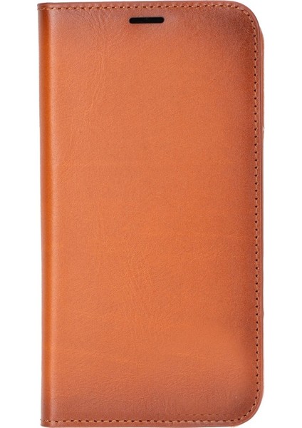 Apple iPhone 16 Pro Uyumlu, Hakiki Deri, El Yapımı, Cüzdanlı Kılıf, Gölgeli Taba indirimleri