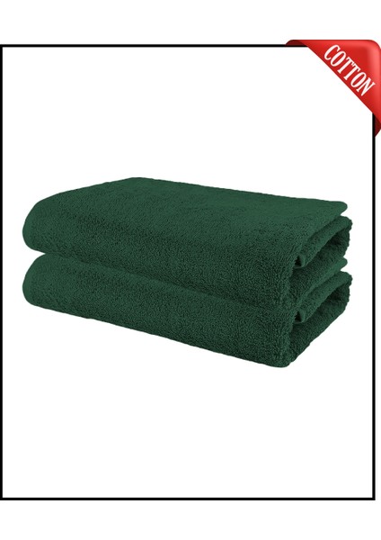 2 Adet Büyük Boy Pamuklu 50 x 90 cm , Fitness Havlusu , Spor Havlusu , Kuaför Havlusu