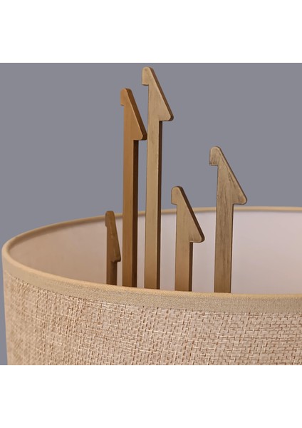 Figure Eskitme Gold Abajur