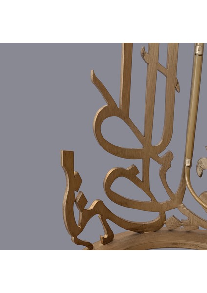 Figure Eskitme Gold Abajur