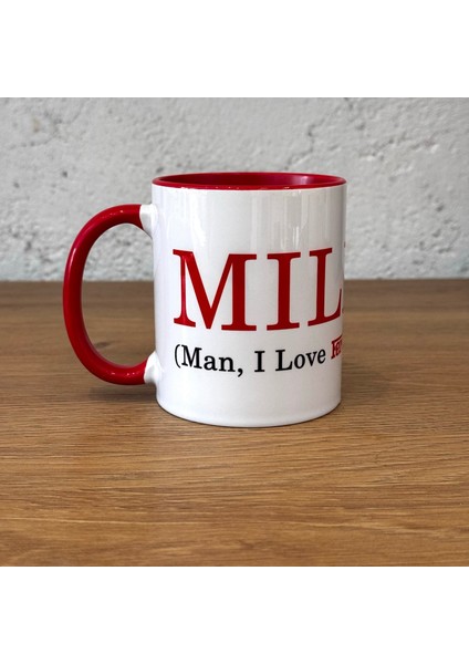Mılf / Man I Love Ferrari Kırmızı Kulplu Bardak fiyatları