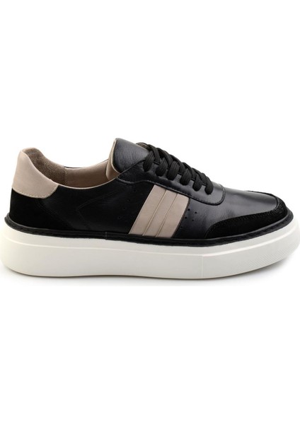 Siyah Leather Erkek Sneaker E01304513843