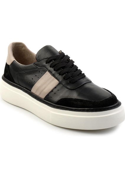 Siyah Leather Erkek Sneaker E01304513843
