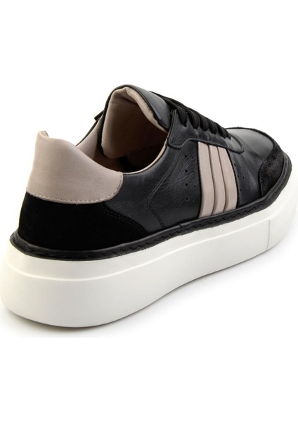 Siyah Leather Erkek Sneaker E01304513843