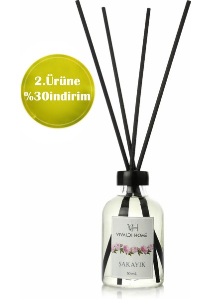 Şakayık Çiçeği Çubuklu Oda Kokusu Esansiyel Uçucu Yağ 50ml