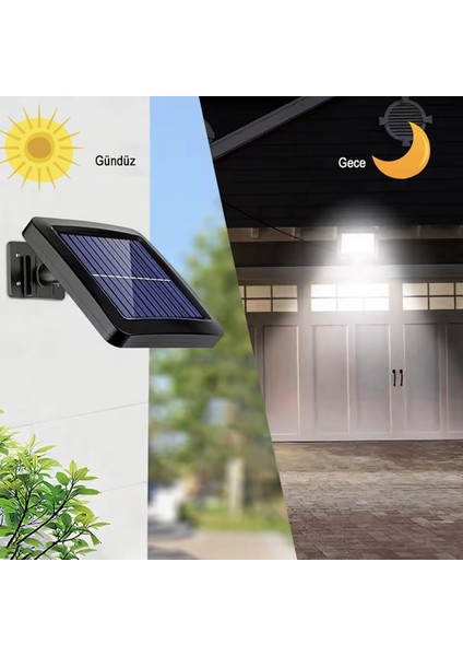 FX-028 Güneş Enerjili Solar Lamba Hareket Sensörlü Harici Güneş Panelli 120 LED modelleri