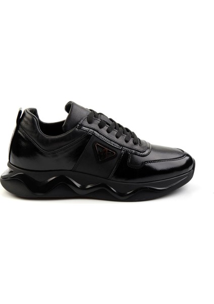 Siyah Leather Erkek Sneaker E01347072114