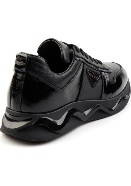Siyah Leather Erkek Sneaker E01347072114