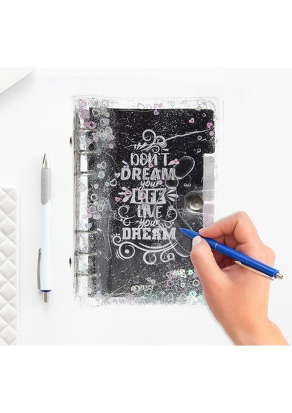 Mekanizmalı Simli ve Sulu Kapaklı Desenli Defter indirimleri