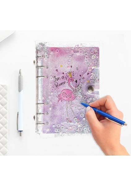 Mekanizmalı Simli ve Sulu Kapaklı Desenli Defter indirimleri