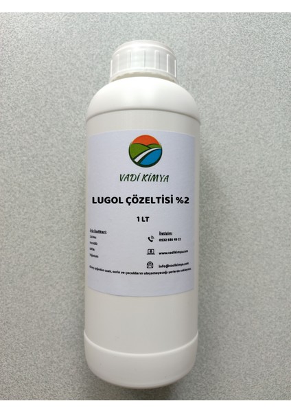 Lugol Çözeltisi %2 - 1 Lt