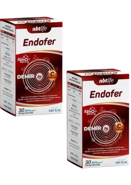Life Endofer 30 Kapsül - 2 Adet