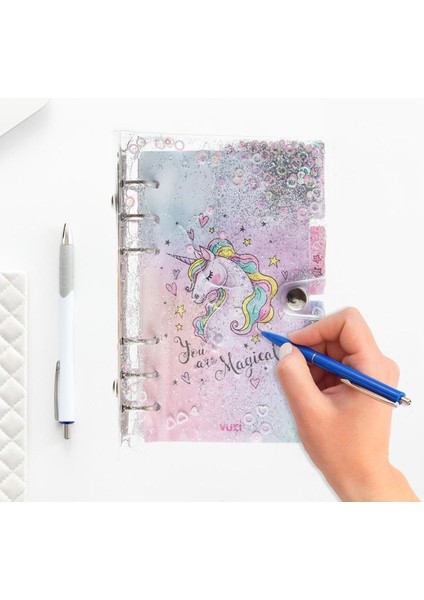 Mekanizmalı Simli ve Sulu Kapaklı Desenli Defter indirimleri