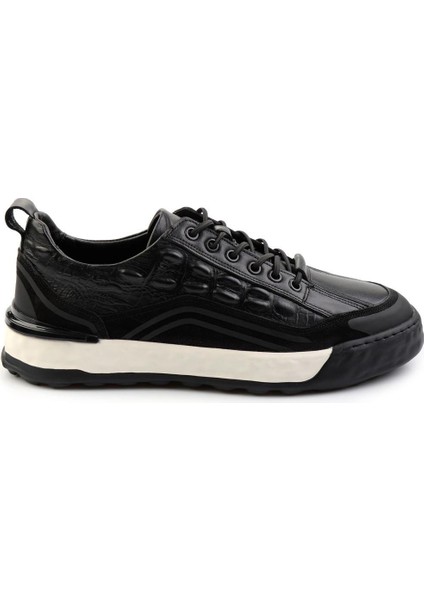 Siyah Leather Erkek Sneaker E01398300643